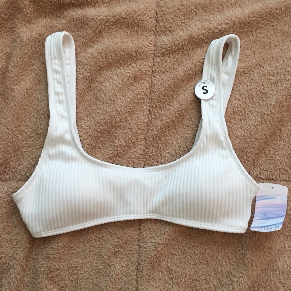Forever 21 white bikini top